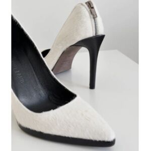 Helmut Lang Pony Hair Pumps